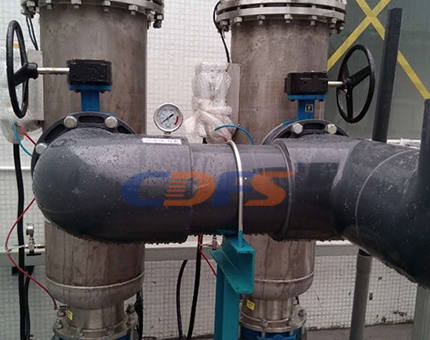 自清洗過濾器安裝現場