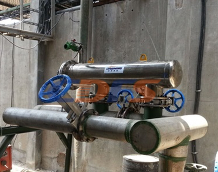 自清洗過濾器安裝現場