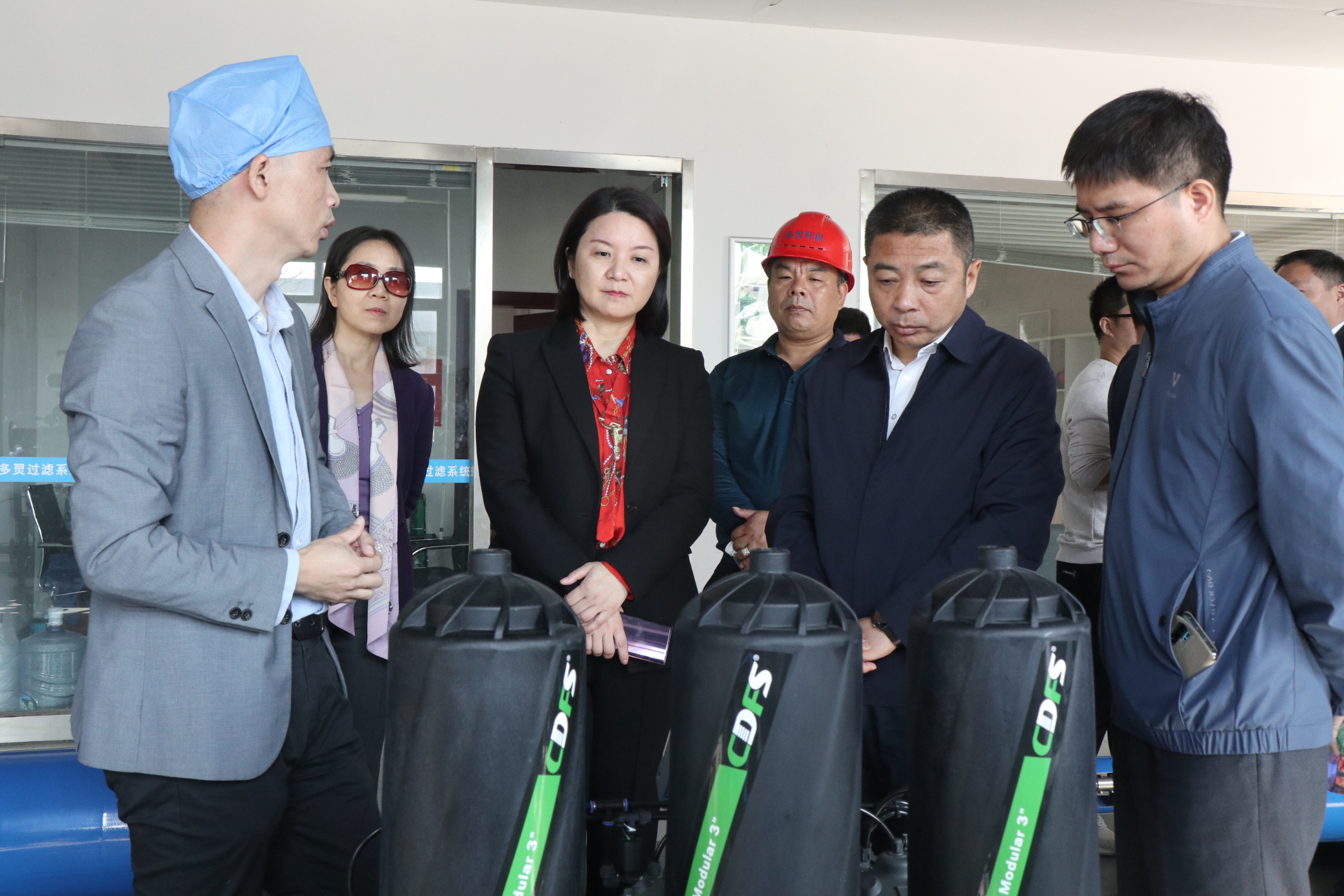 省商務廳帶隊來園調研，多靈又添新動能！